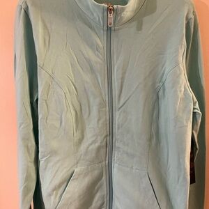 Gloria Vanderbilt Sport Aqua  Sky Jacket